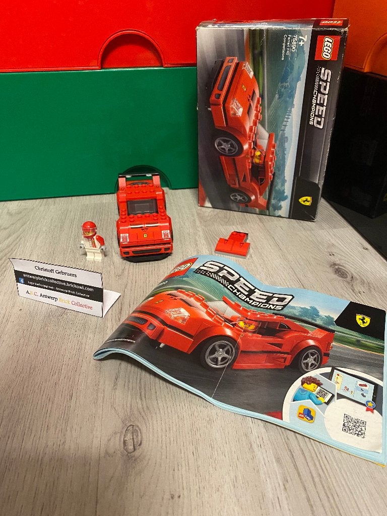 Lego Speed Champions - 75890 - Ferrari F40 Comptizione, Lego, Ensemble complet, Enlèvement, Pièces supplémentaires incluses