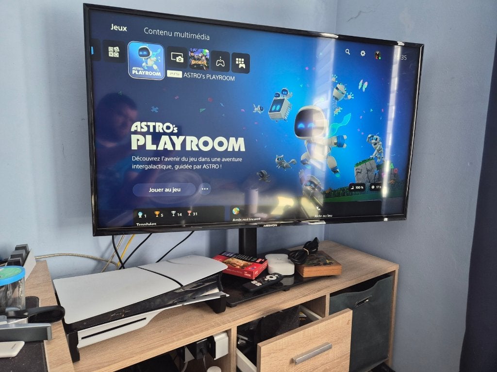 PS5 slim Disc 1To - 1 manette + nvme 1To + chargeur manette, Enlèvement, Utilisé, Playstation 5
