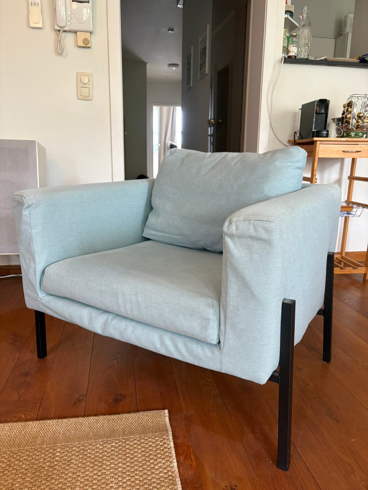 IKEA KÄRPLÅN fauteuil, Huis en Inrichting, Ophalen, Zo goed als nieuw