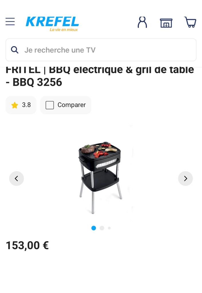 Barbecue électrique meuf, Enlèvement, Comme neuf