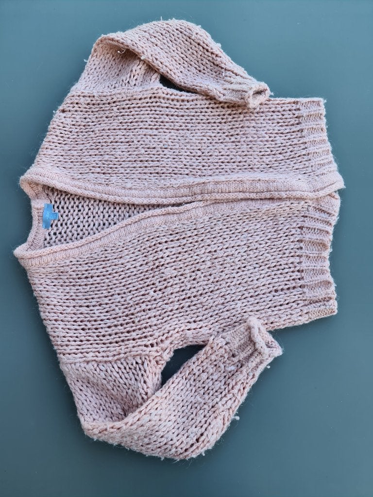 roze pull, trui, cardigan, gillet, JBC, 134, Kinderen en Baby's, Kinderkleding | Maat 134, Ophalen, Zo goed als nieuw