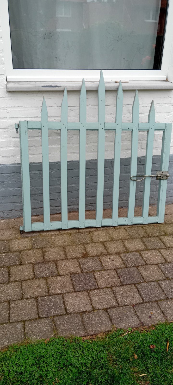 houten hekje, Ophalen, Gebruikt, Hout, Tuinhek