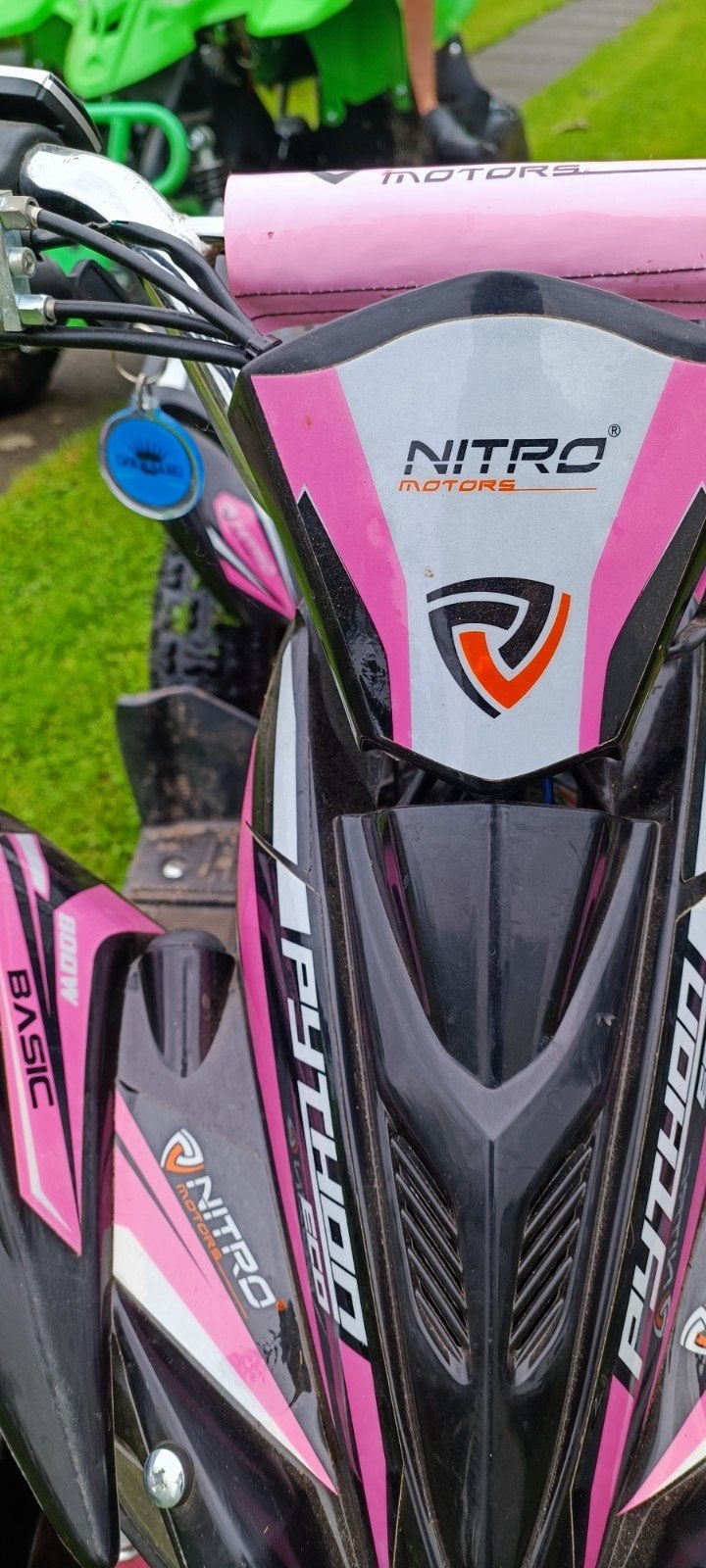 electrische quad, Ophalen