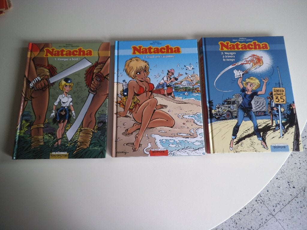 Natacha Intégrales (Natasja) 3 tomes, Livres, Plusieurs BD, Enlèvement ou Envoi, Comme neuf, Walthéry, François