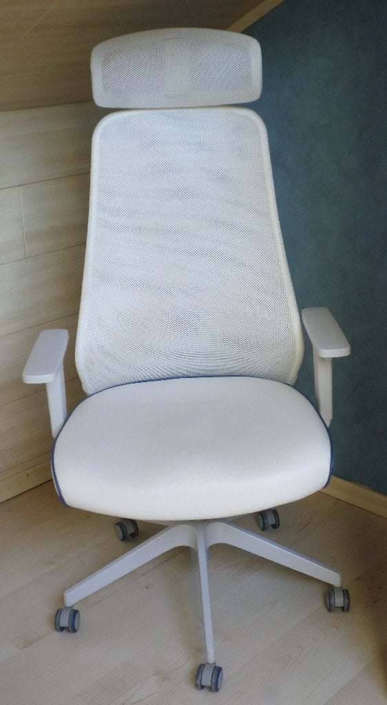 Ikea ergonomische bureau/gamestoel, Ophalen, Zo goed als nieuw, Beige, Bureaustoel
