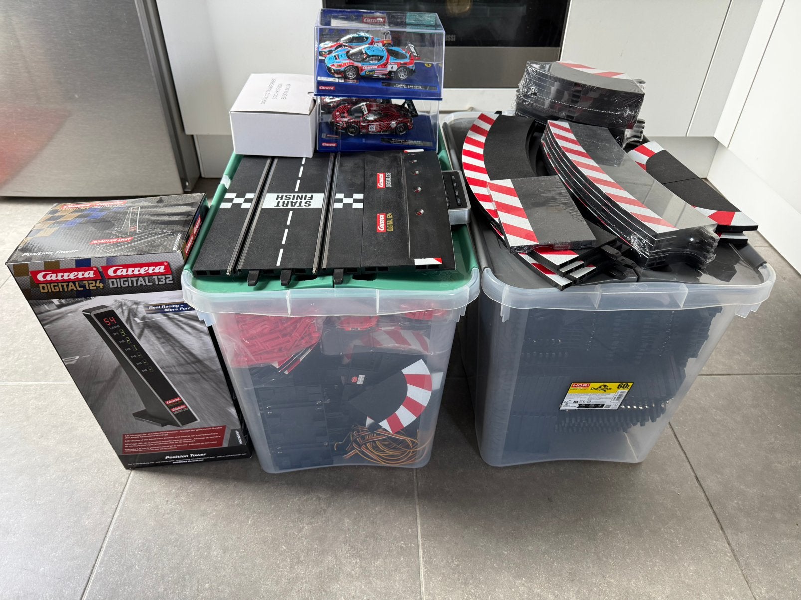 Carrera 132 Digital grote set in uitstekende conditie, Ophalen, Zo goed als nieuw, Carrera