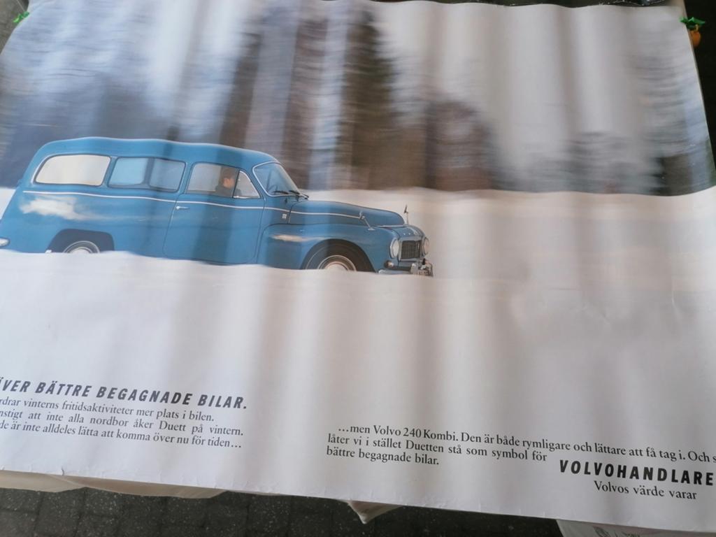 VOLVO POSTERS:PV, Duet, 960,940,945, Boeken, Auto's | Folders en Tijdschriften, Ophalen, Volvo