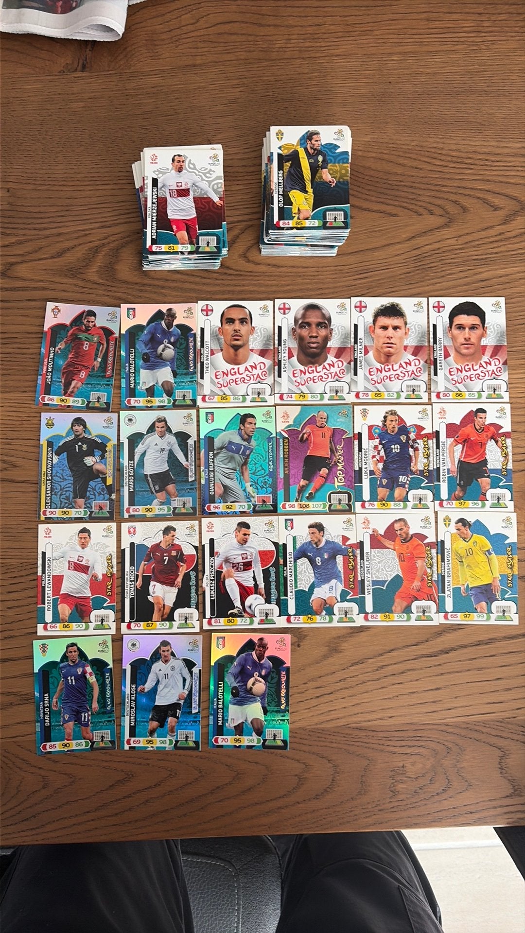 Heel wat speciale en gewone panini kaarten van het ek 2012, Hobby & Loisirs créatifs, Jeux de cartes à collectionner | Autre, Enlèvement ou Envoi