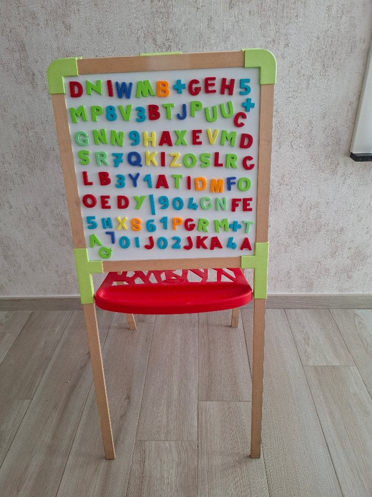Smoby 2-in-1 Houten Tekenbord & Magnetisch Schoolbord, Ophalen, Gebruikt