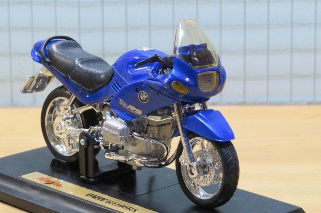 BMW R1100RS blue 1:18 Maisto, Ophalen of Verzenden, Nieuw, Motor, Maisto