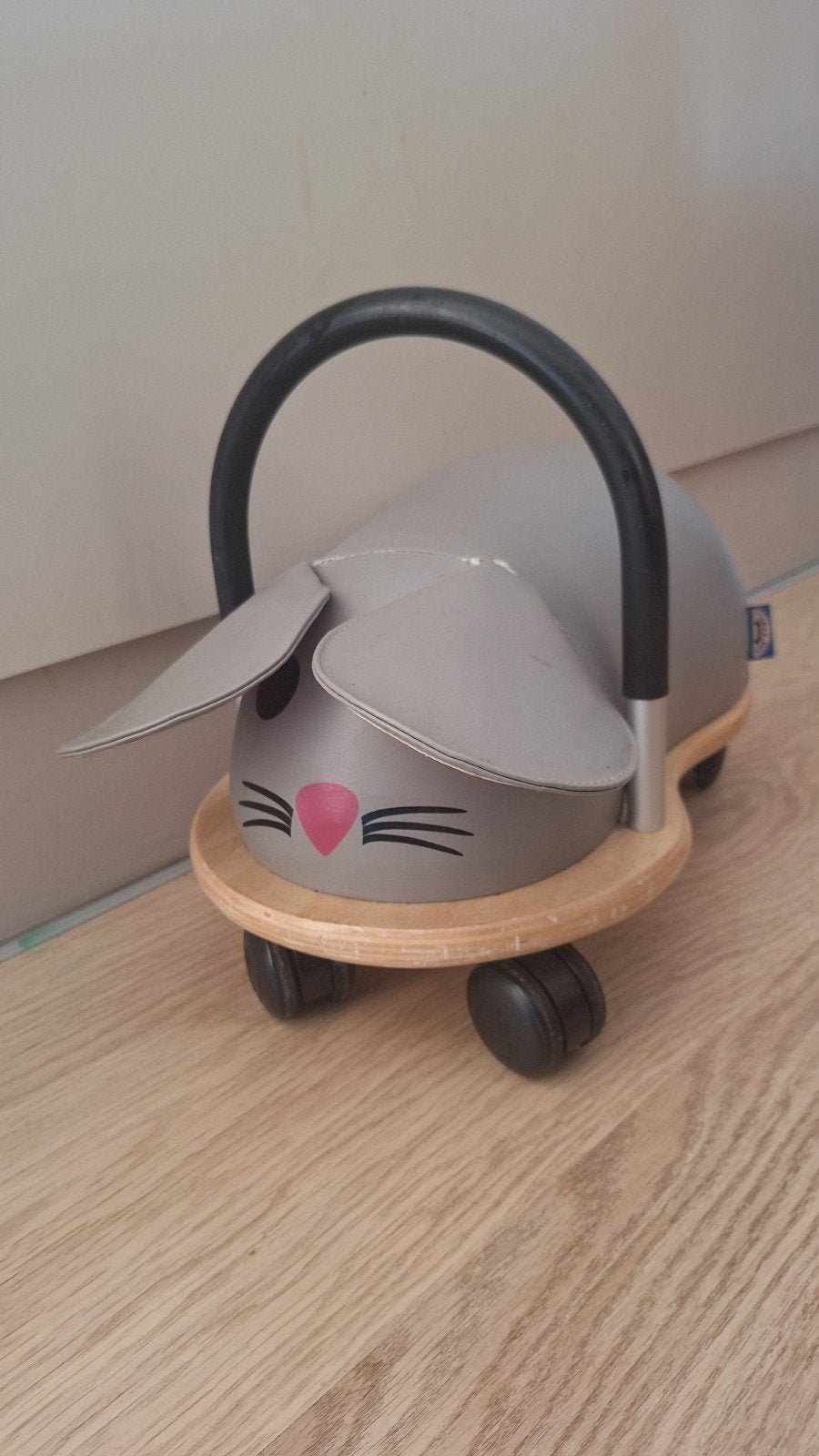 WheelyBug muis loopwagen, Enlèvement