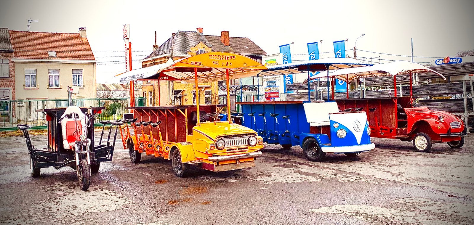 Bierfietsen te koop wegens carrièreswitch, Ophalen