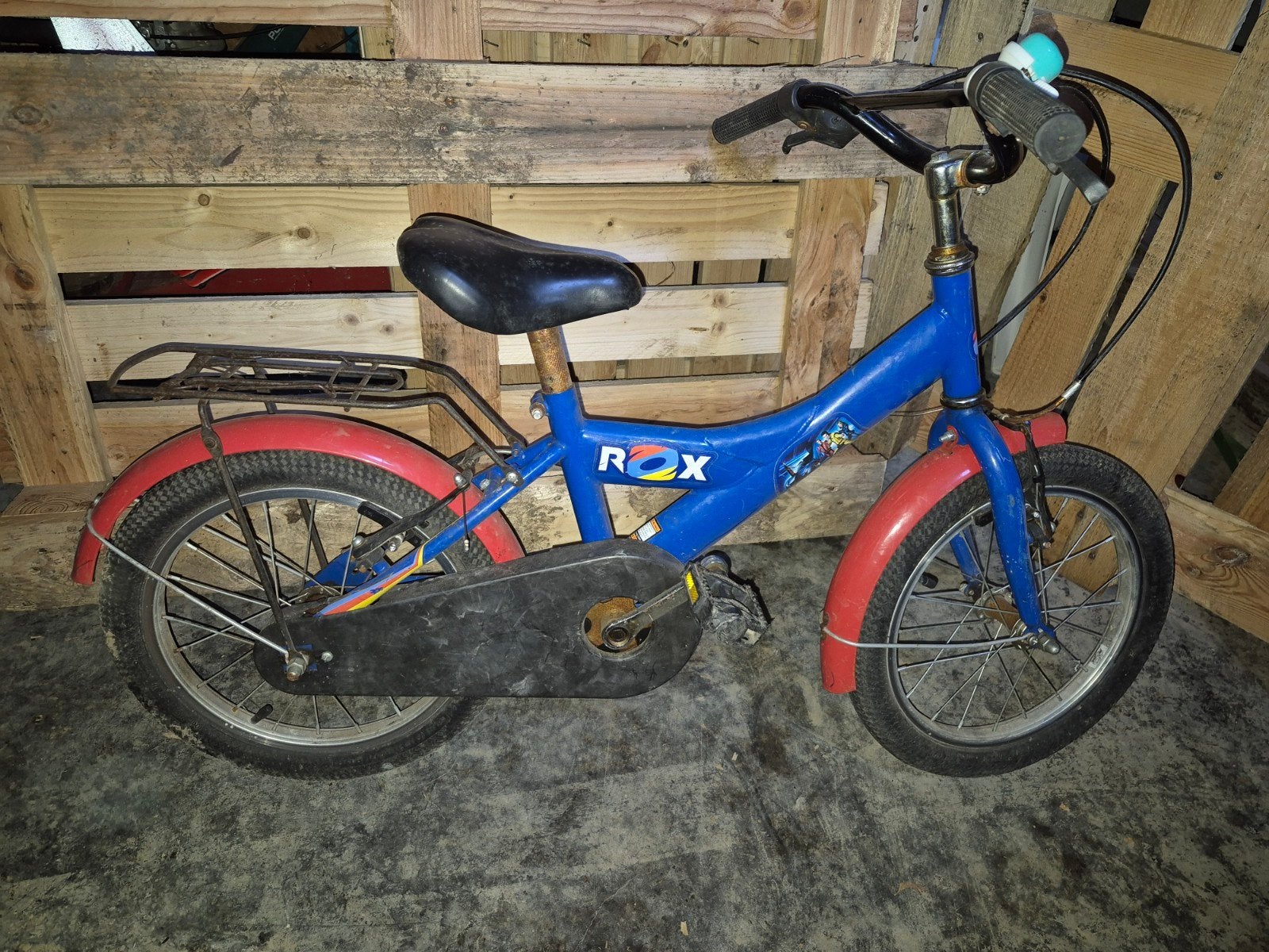 Rox kinderfiets, Ophalen