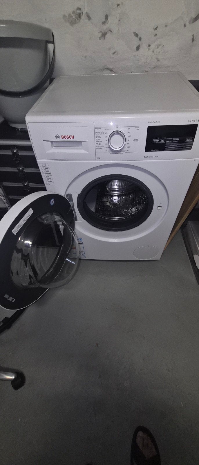 wasmachine bosch 8kg ecosilence drive serie 6, Ophalen