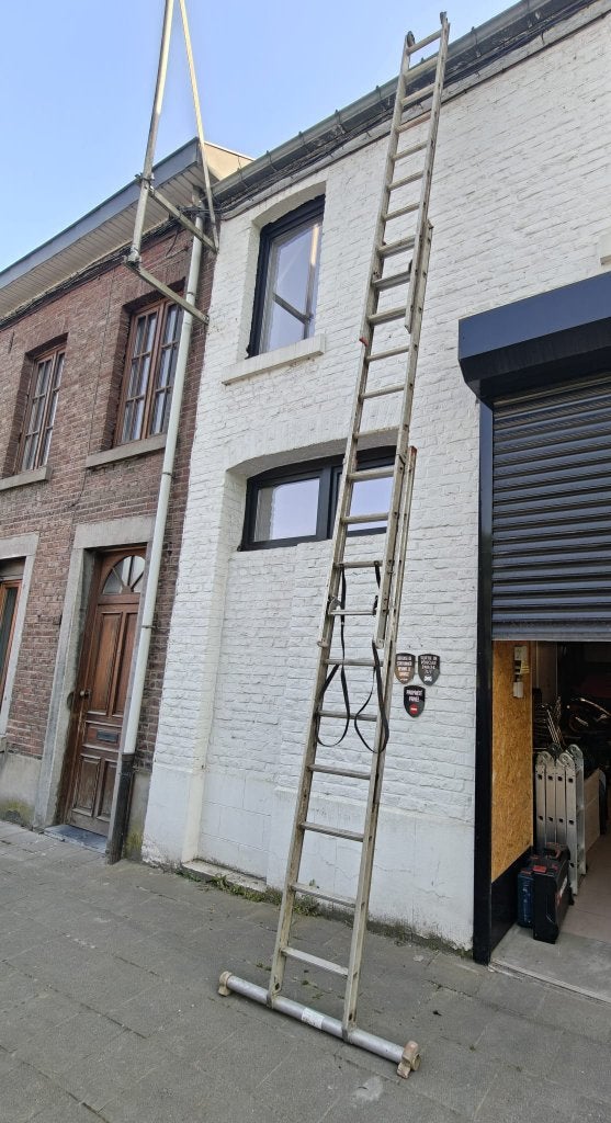 Altrex ladder 2,8m --> 7,20m - 3x 10 treden, Ophalen, Gebruikt, Ladder, Opvouwbaar of Inschuifbaar