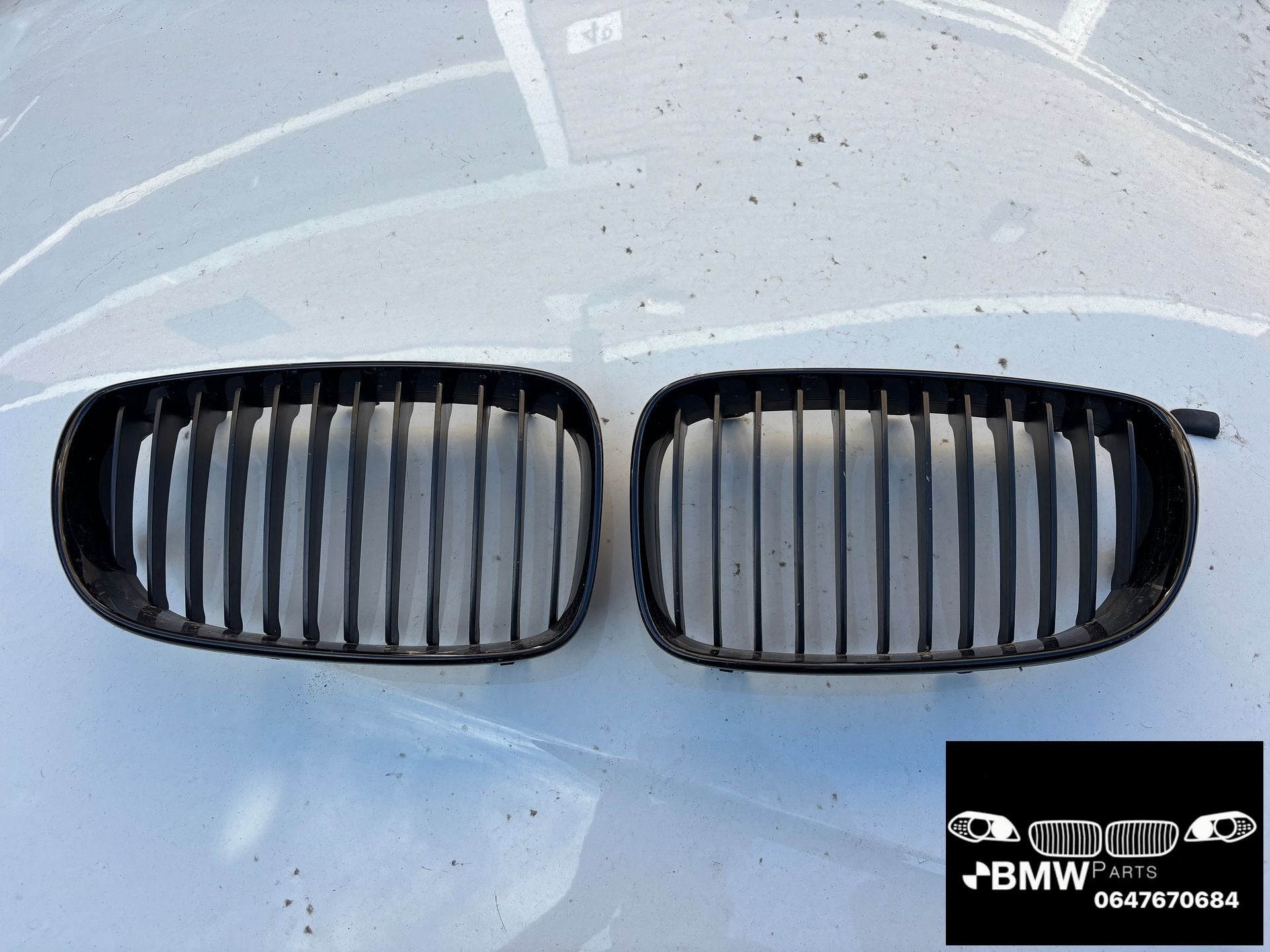 Grille nieren Bmw 1-Serie E81 E87 hoogglans zwart, Gebruikt, -, Ophalen of Verzenden, -