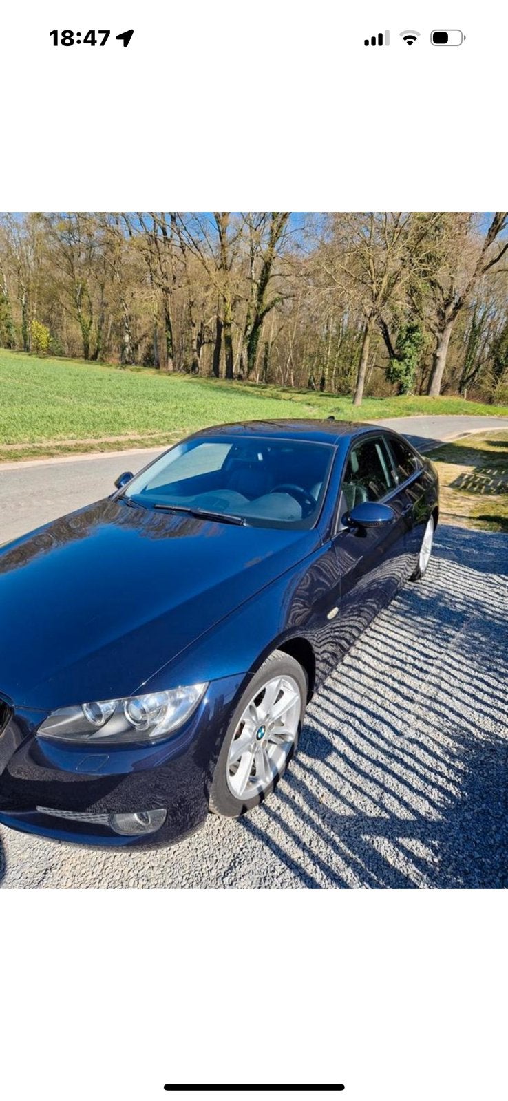 Bmw e92 320i, Auto's, Leder, Handgeschakeld, Particulier, Euro 4