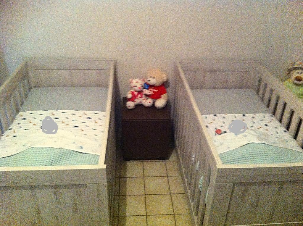 complete meegroei slaapkamer voor 2 kindjes, Ophalen, Gebruikt, Eenpersoons