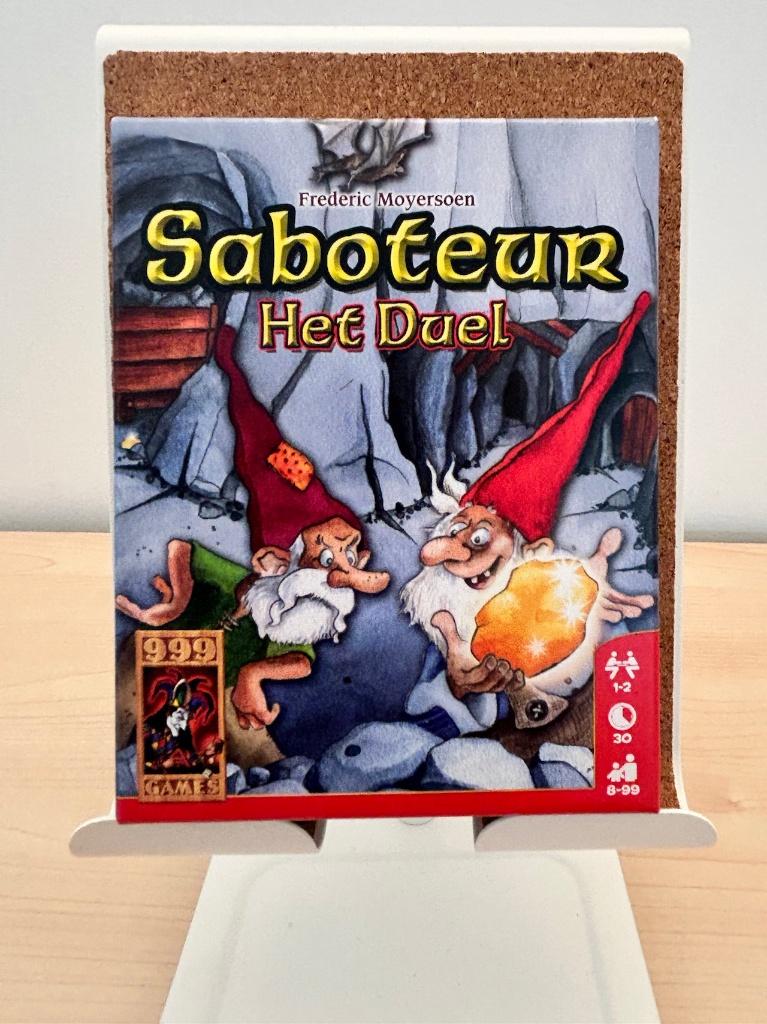 Saboteur het duel - kaartspel, Hobby en Vrije tijd, Gezelschapsspellen | Kaartspellen, Zo goed als nieuw, Een of twee spelers
