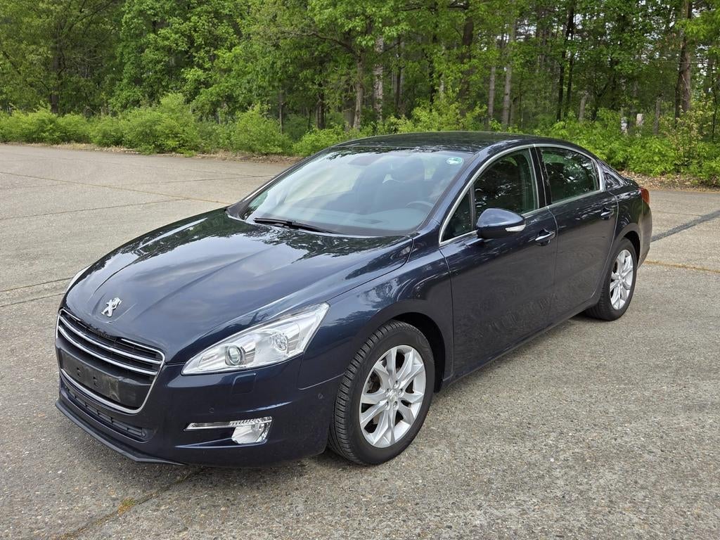Peugeot 508 1.6 cc benzine, AUTOMAAT, 72.495 Km!!!, 4 cilinders, Blauw, Leder en Stof, Bedrijf