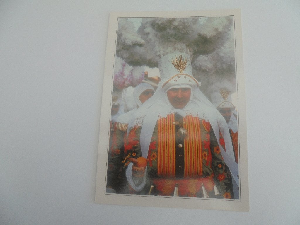 binche- carnaval, Verzamelen, Ophalen of Verzenden, 1940 tot 1960, Ongelopen, Henegouwen