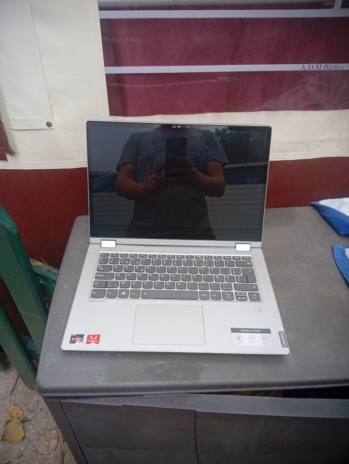 Pc portable Lenovo C340 tactile 14 pouces 512Gb ssd Ryzen, Informatique & Logiciels, Enlèvement ou Envoi, 14 pouces