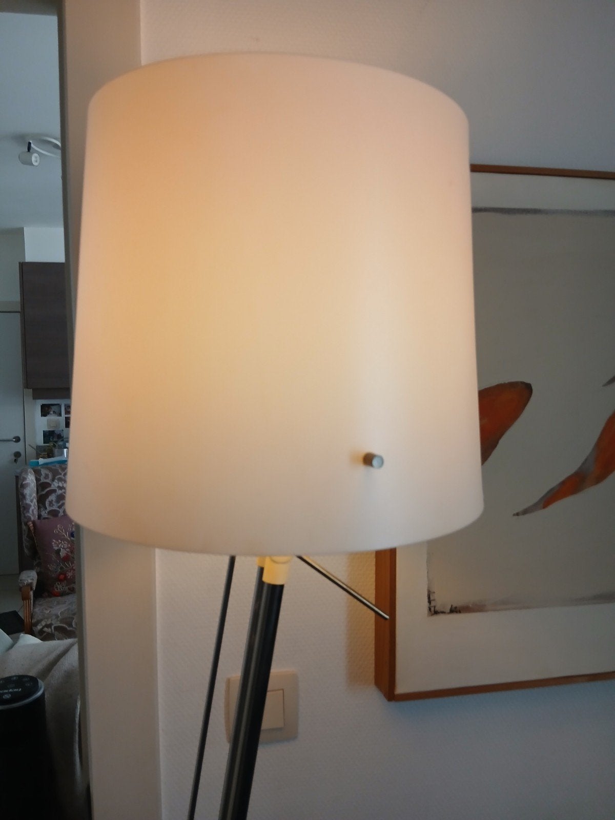 De bekende Ikea lampadaire, Ophalen