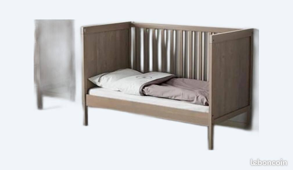 Lit enfant Ikea sundvik et matelas, Matelas, Moins de 70 cm, Comme neuf, Enlèvement