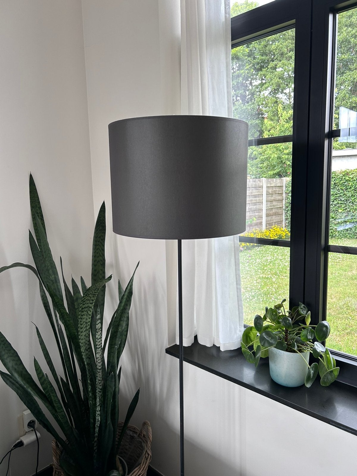 Lampenkap bruin 40cm diameter, Huis en Inrichting, Lampen | Lampenkappen, Ophalen, Zo goed als nieuw, Bruin