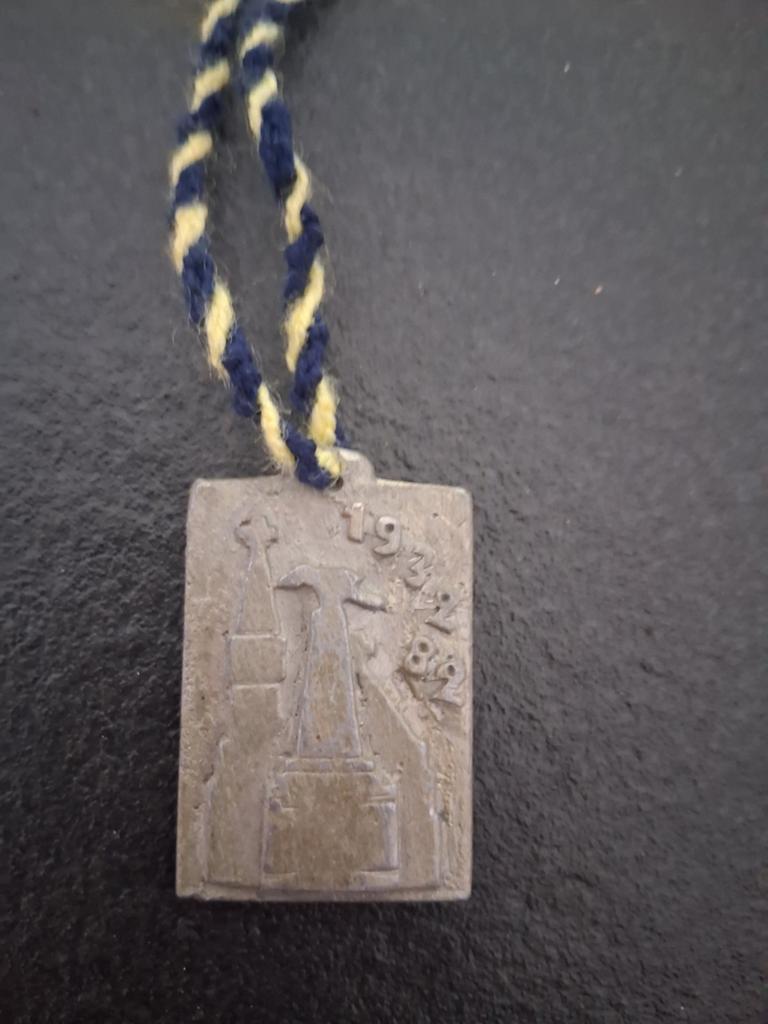 Halsketting  ereteken Georges Gynemer, Ophalen of Verzenden