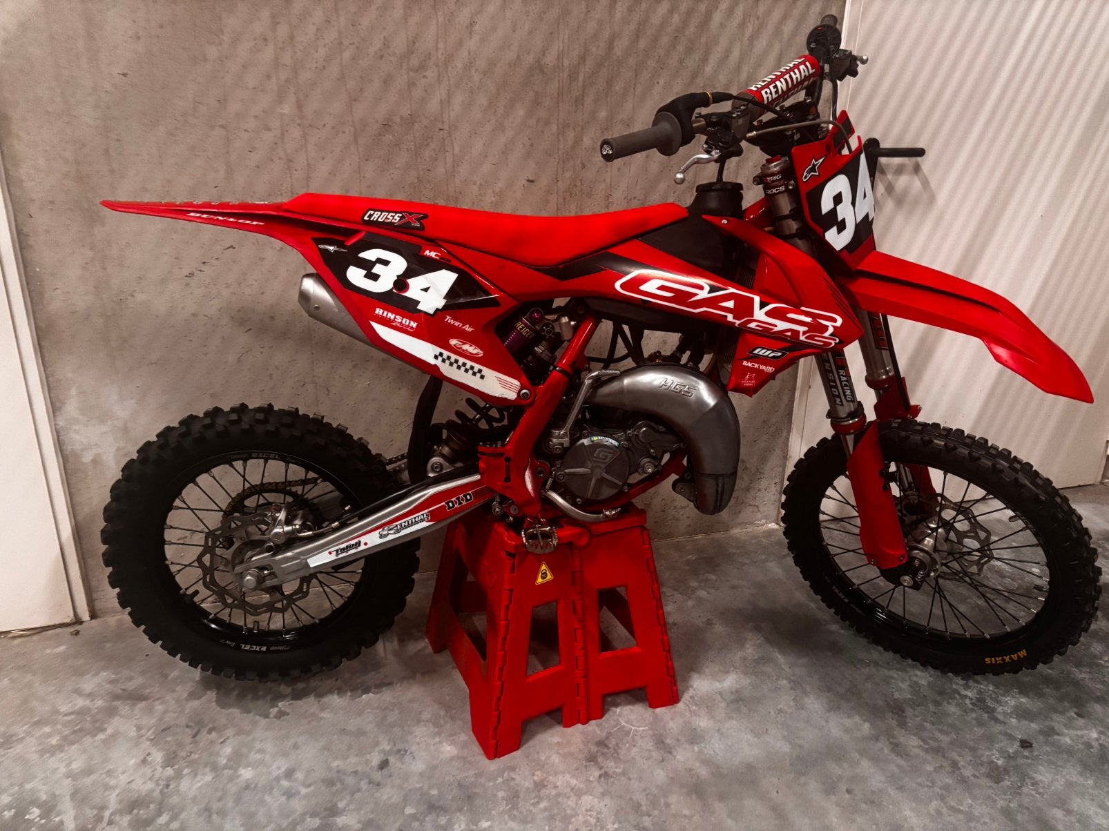 Gasgas ktm 85 2024 met riwa frame, Ophalen, Gebruikt