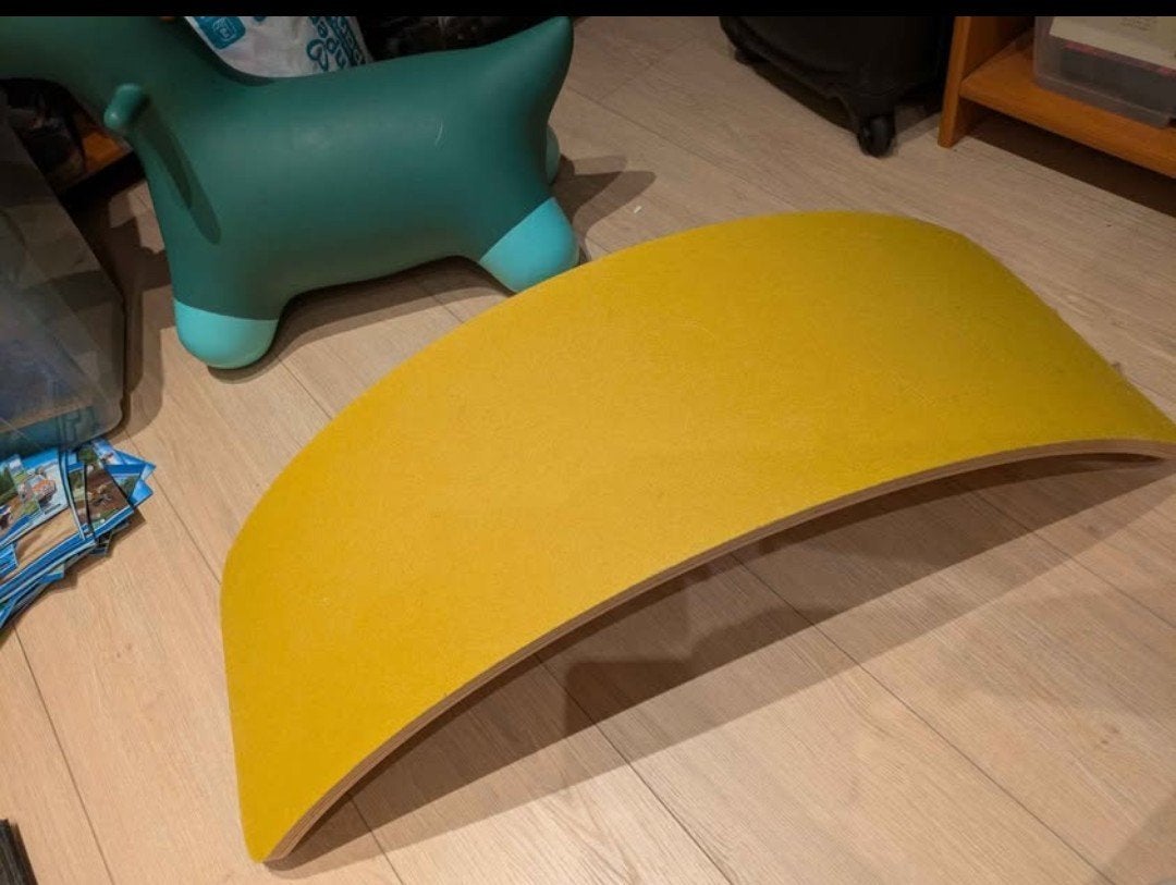 wobbel Original ocre met kussen, Kinderen en Baby's, Ophalen, Zo goed als nieuw