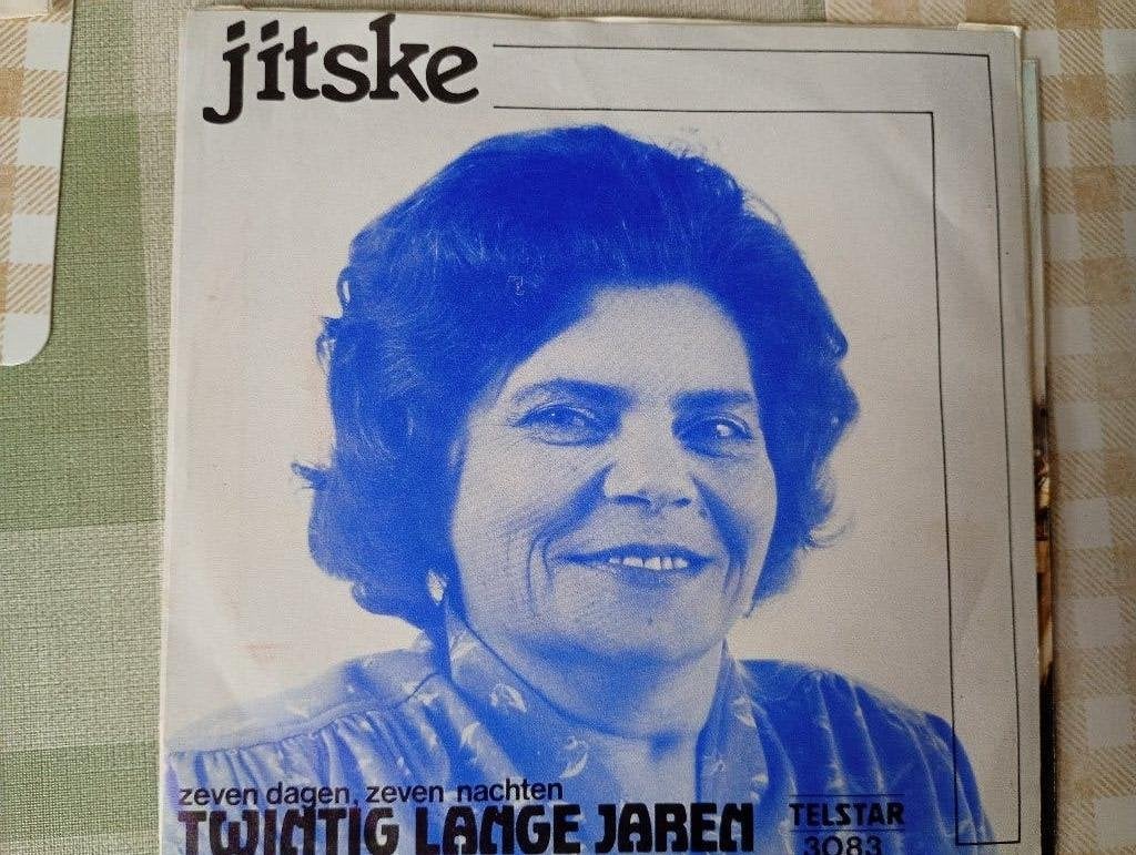 Jitske - Twintig lange jaren, En néerlandais, Pochette photo, 7 inch, Utilisé