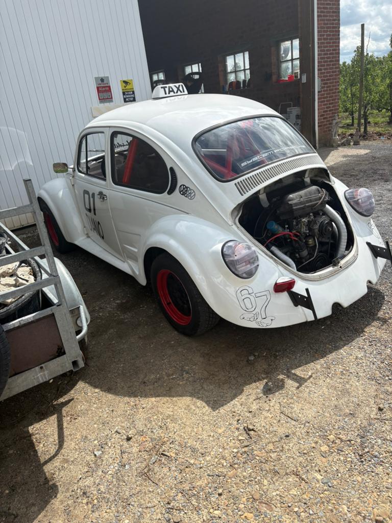 Vw kever 1973, Beetle (Kever), 1600 cc, Wit, Handgeschakeld