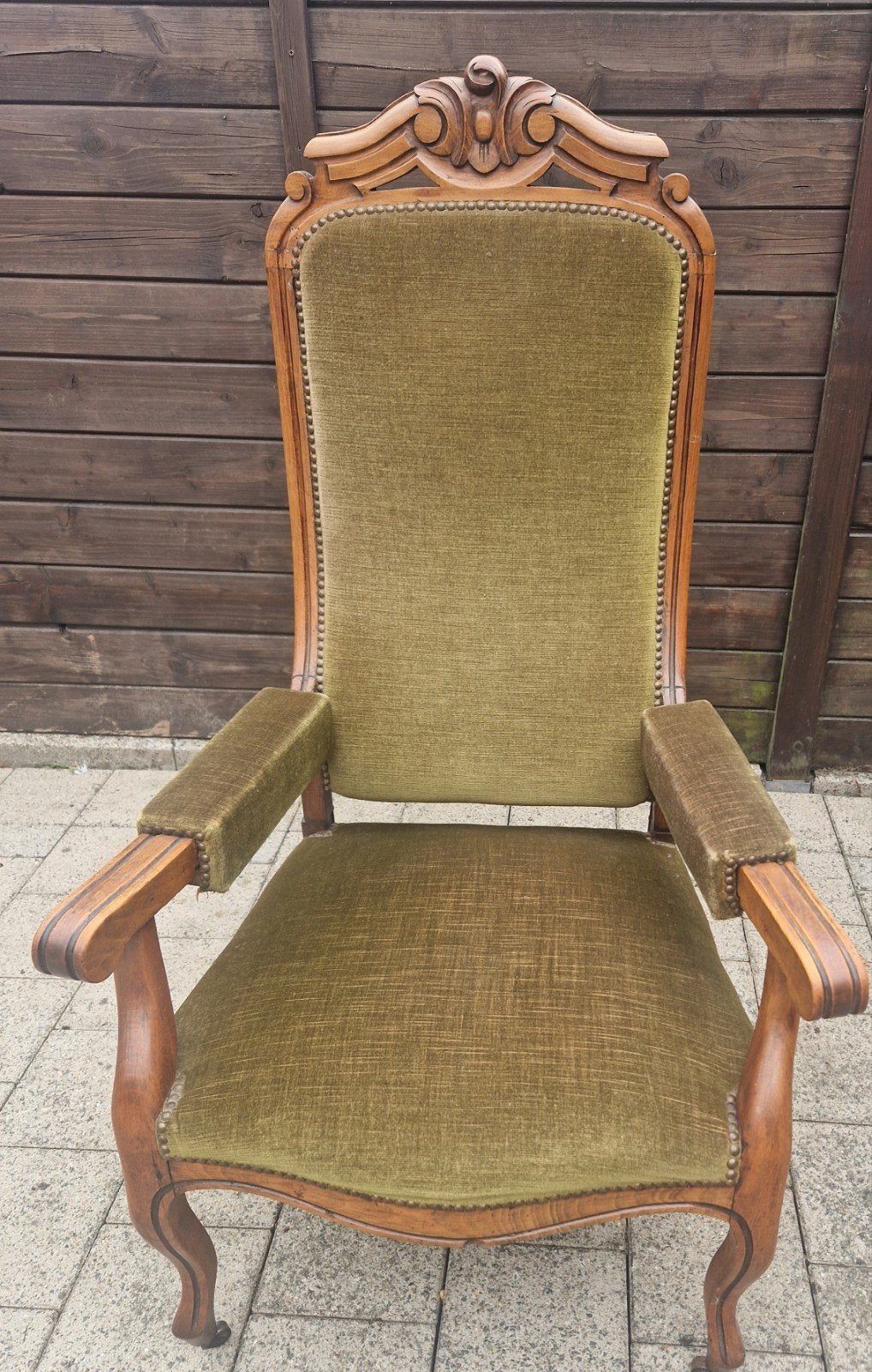 antieke Frans Voltaire fauteuil, Enlèvement