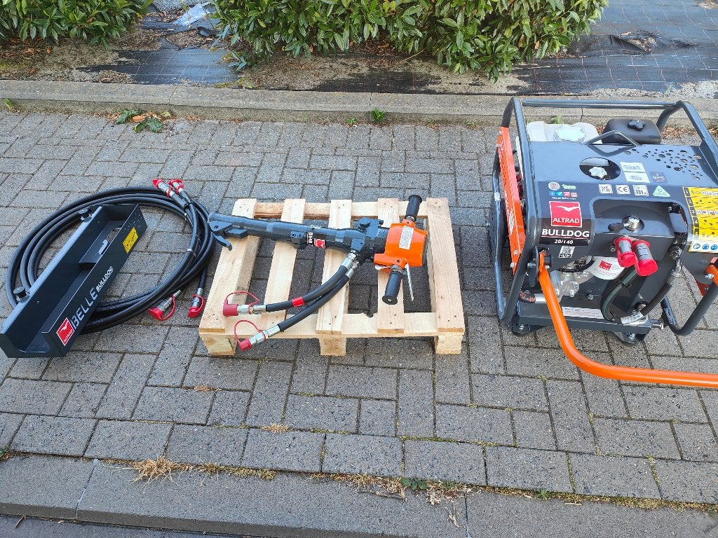 Altrad Belle hydraulische hamer + hydraulische aggregaat, Ophalen, Nieuw, 5 tot 10 kVA, Benzine