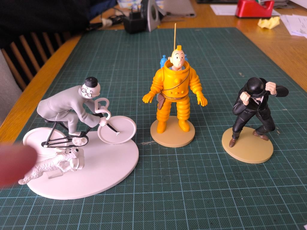 Figurines résine Tintin, Enlèvement, Comme neuf, Autres types