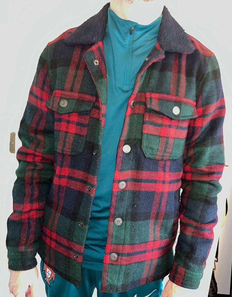 Veste à carreaux XS, Ophalen of Verzenden, Zo goed als nieuw, Pull&Bear, Rood