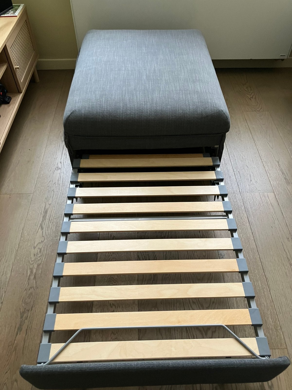 VALLENTUNA poef / slaapzetel te koop, Maison & Meubles, Enlèvement, Comme neuf, 200 cm, 80 cm