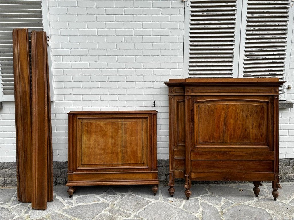 2 lits anciens en noyer, Enlèvement
