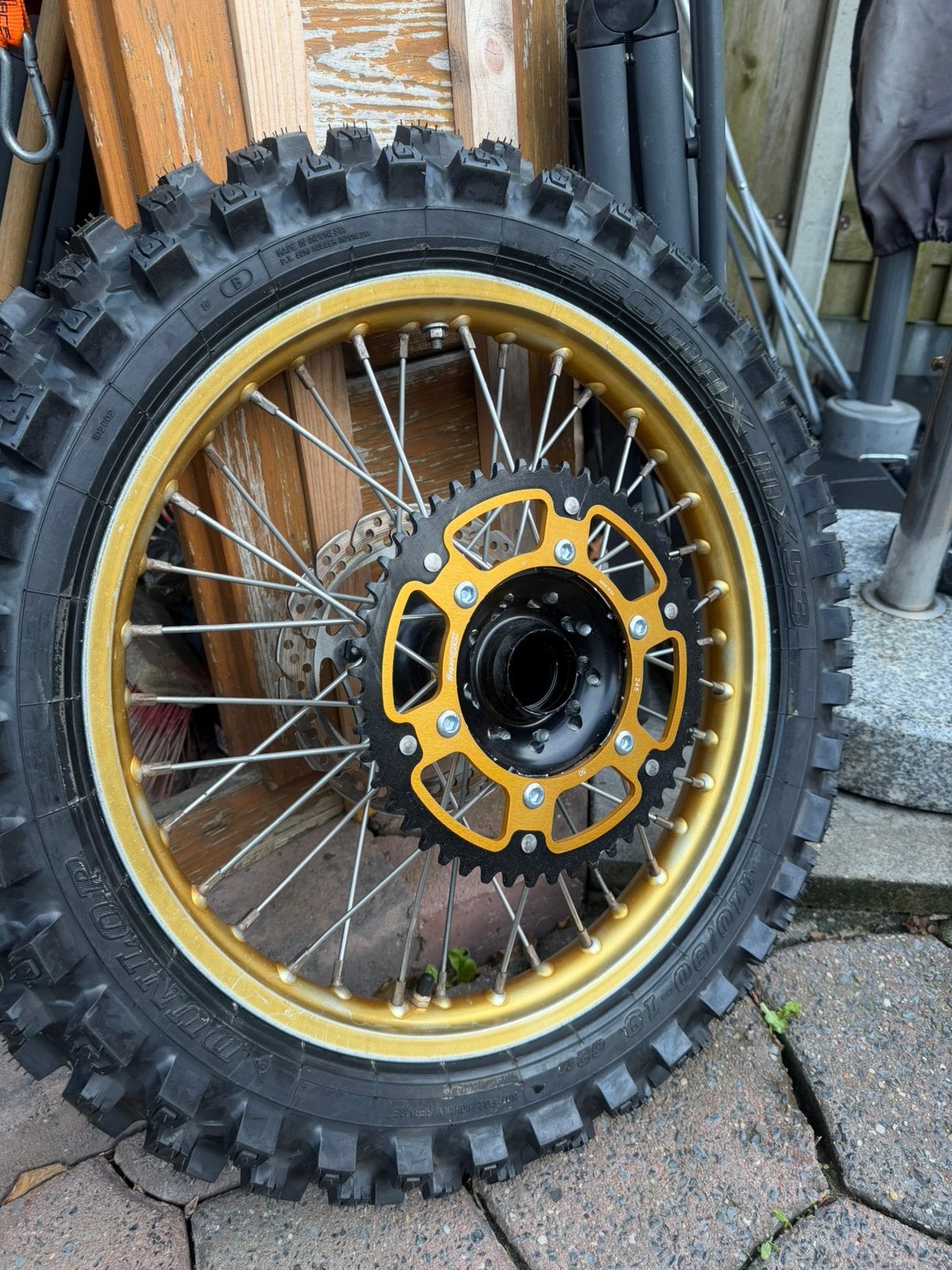 Yamaha yzf yz fantic xxf haan wiel achter, Motoren, Ophalen of Verzenden, Gebruikt