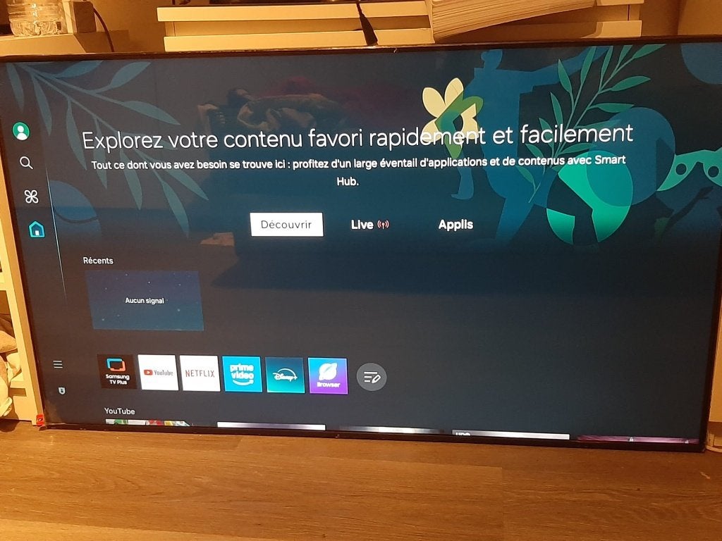 Samsung Tv 55 Crystal UHD 4k Smart Tv In uitstekende staat, Audio, Tv en Foto, Televisies, Ophalen, LED, 50 Hz, Zo goed als nieuw