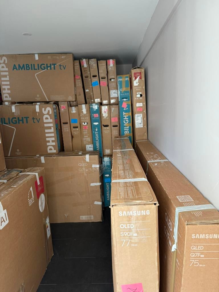 Lot tv’s + - 174 stuks voor herstellen of onderdelen, Enlèvement, Comme neuf, OLED