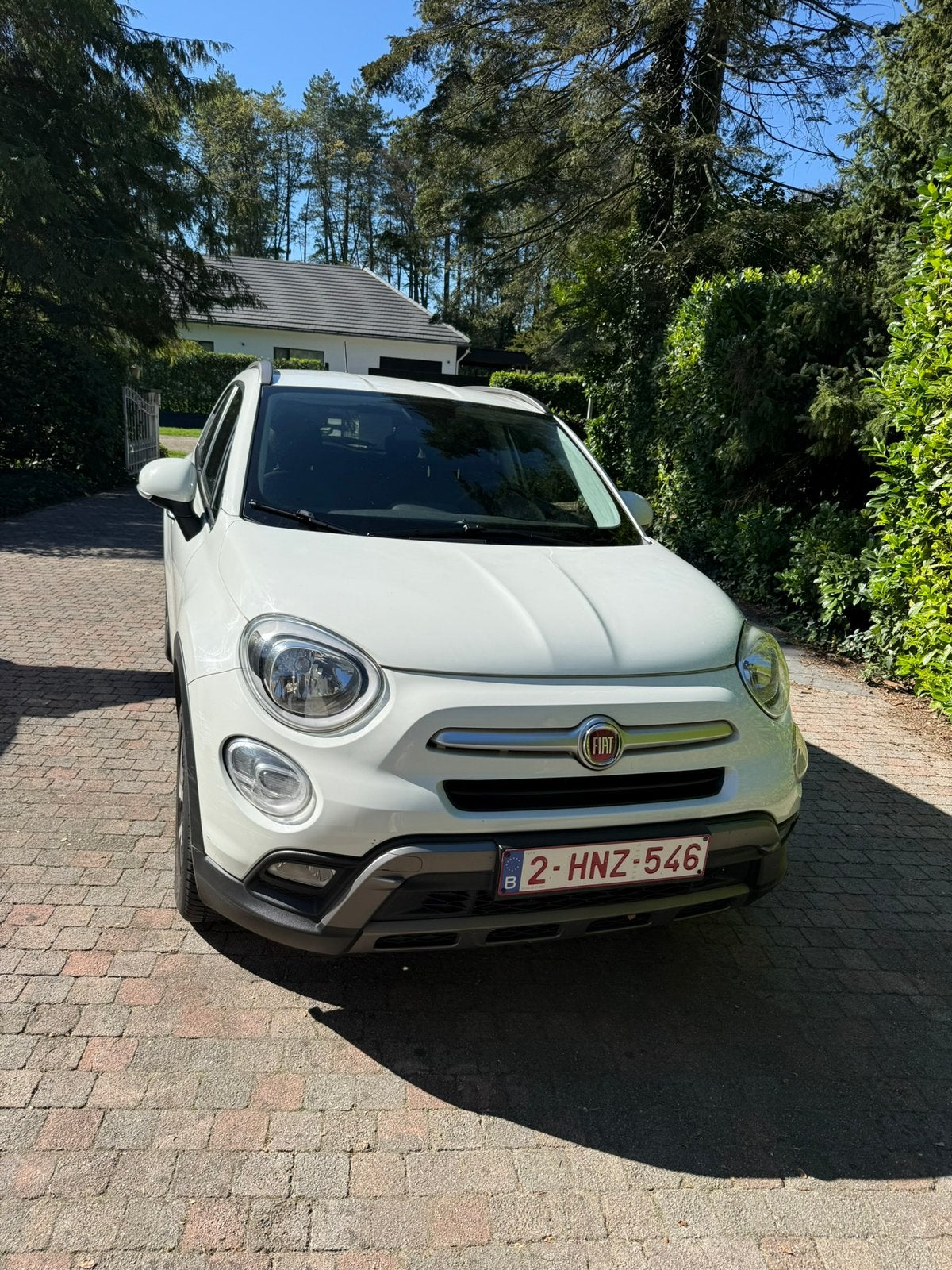 Prima staat. Onderhouden door erkende dealer, Auto's, 100 kW, Stof, 500X, Wit