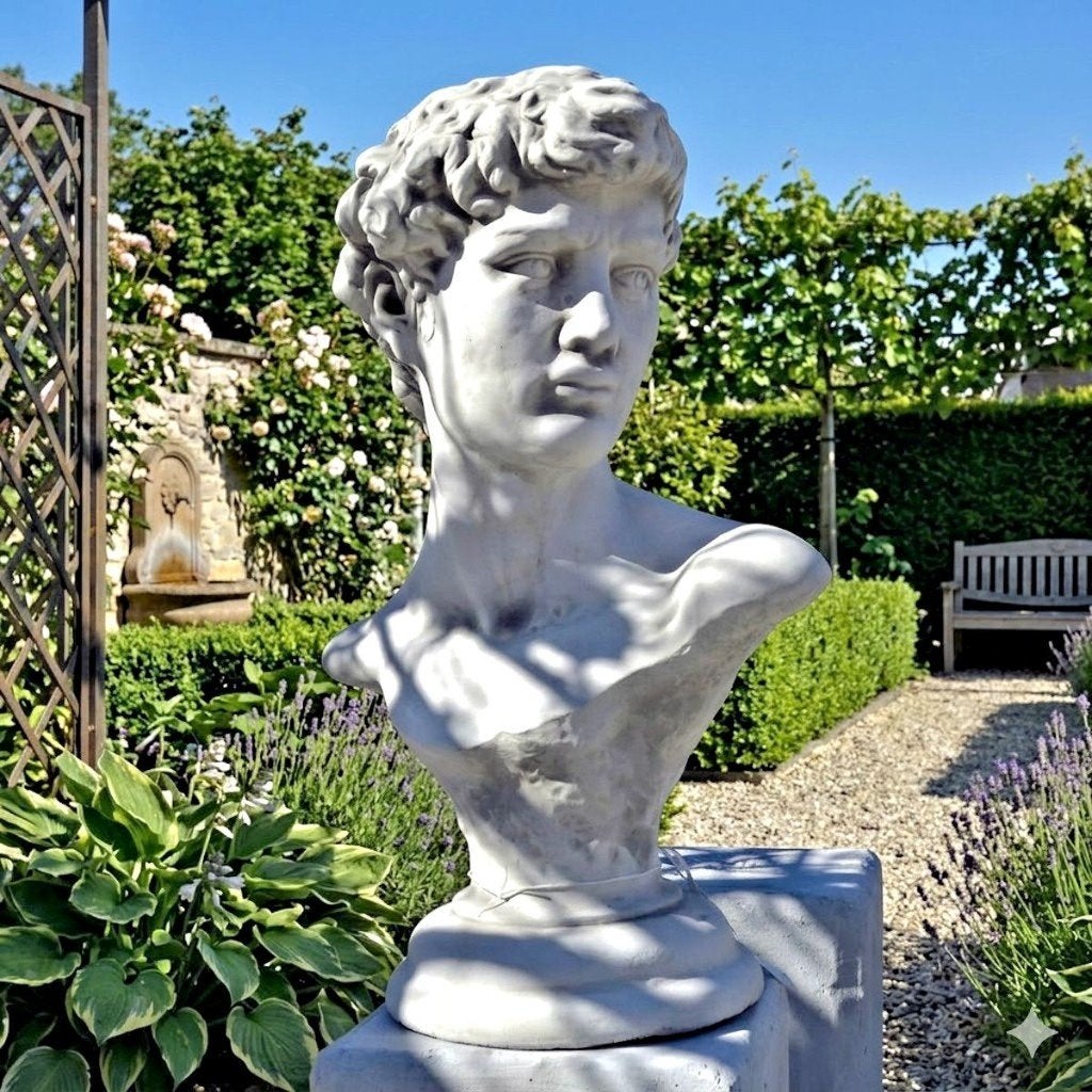 Borstbeeld tuinbeeld torso buste, Tuin en Terras, Ophalen, Nieuw, Mensenbeeld