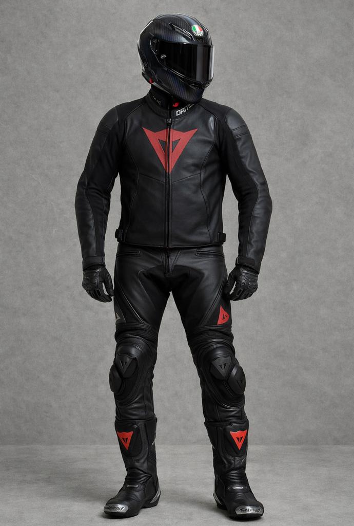 Dainese leren jas en broek, Motoren, Ophalen of Verzenden, Broek | leer