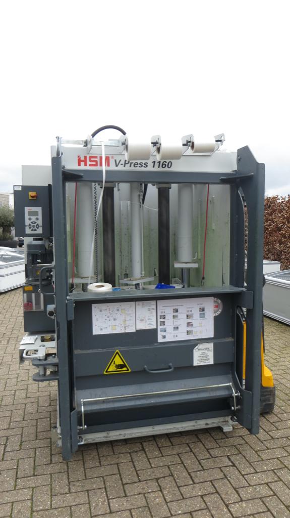 Kartonpers HSM 1160 MAX, Ophalen