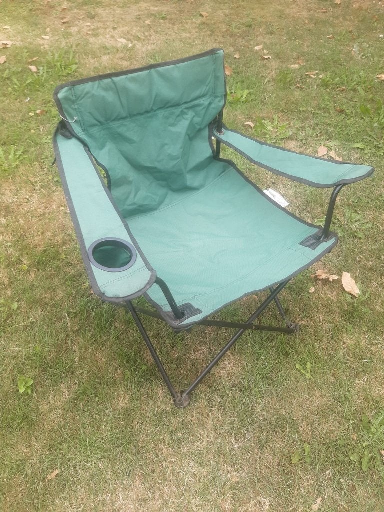 campeerstoel, Ophalen, Gebruikt, Campingstoel