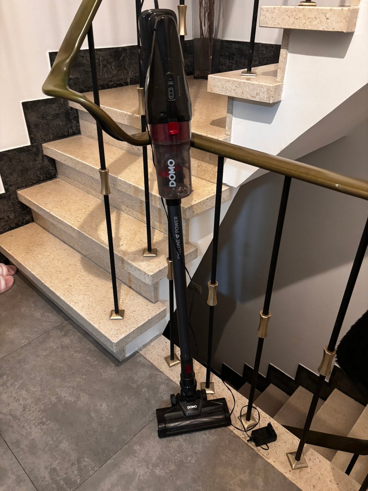 Domo Cyclone power stofzuiger, Ophalen, Overige merken, Draadloos, Zo goed als nieuw