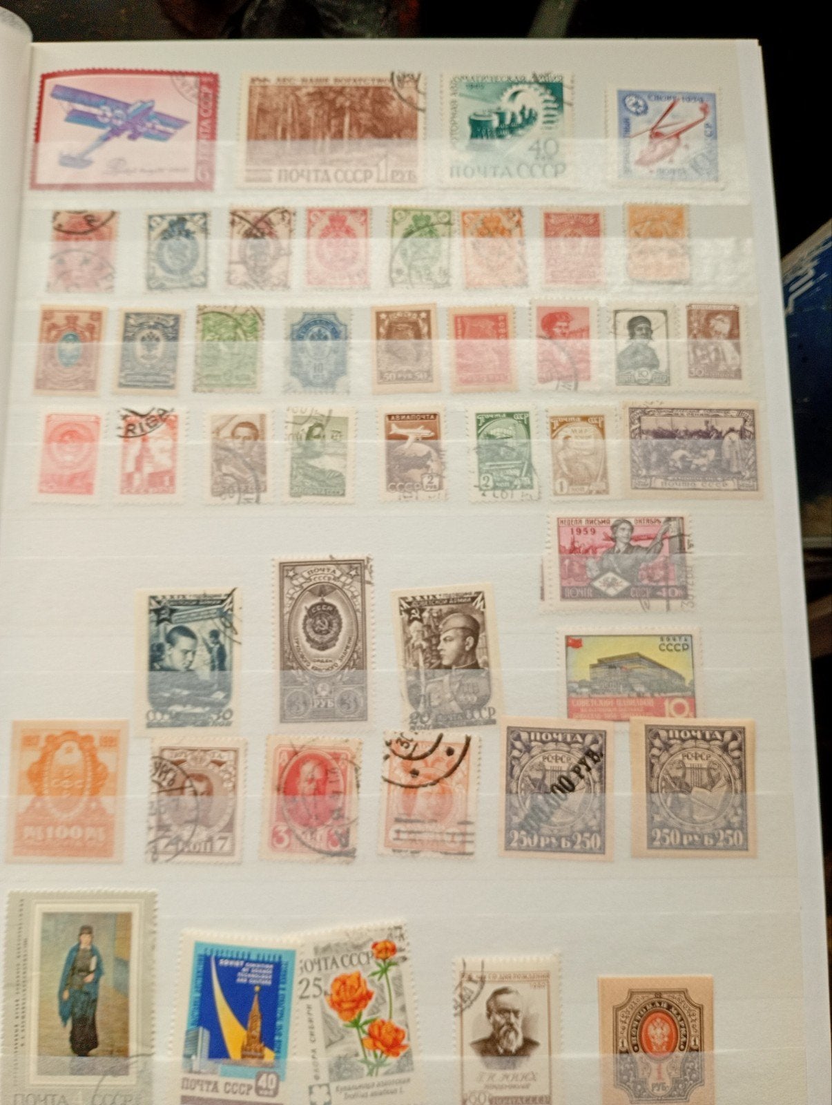 L98) mooie partij postzegels rusland, Postzegels en Munten, Ophalen of Verzenden